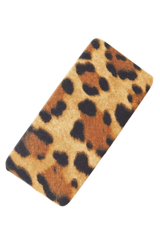 Wide Covered Barrette