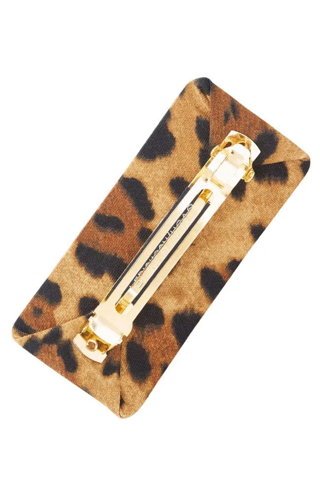 Wide Covered Barrette