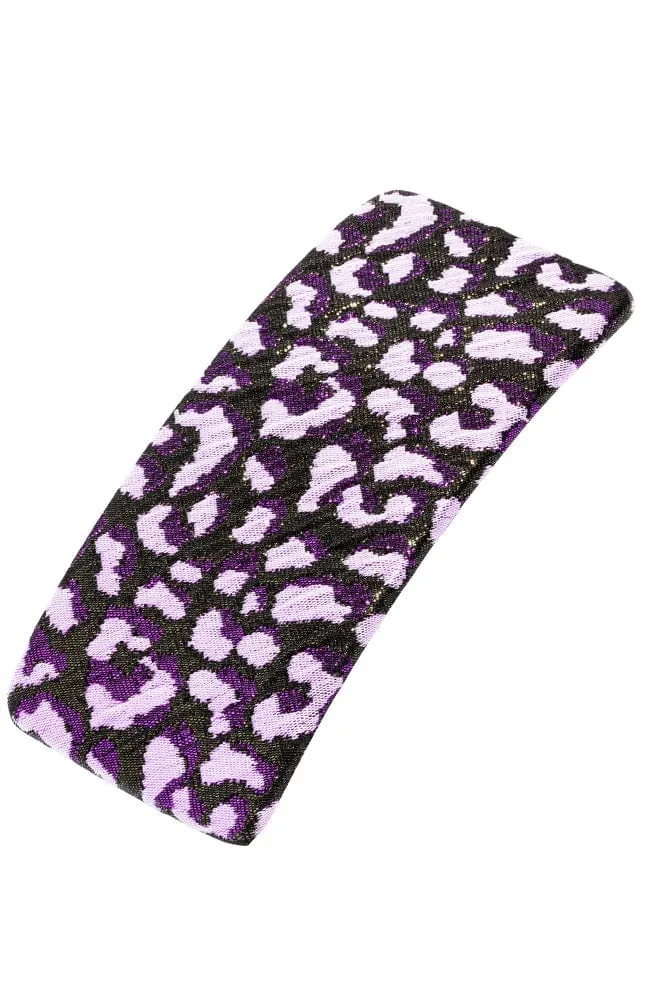 Wide Covered Barrette