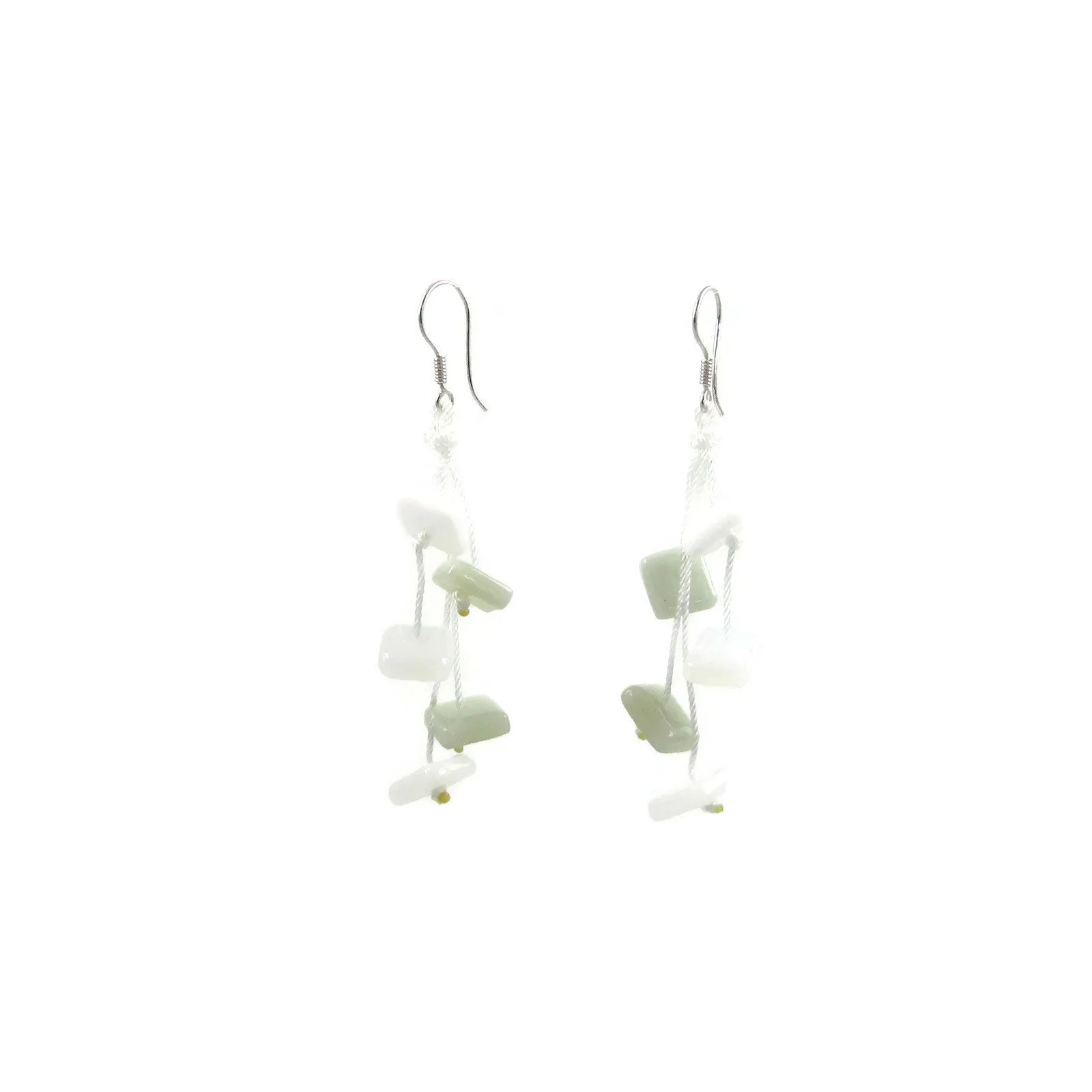Zen Glass Earrings - Pink