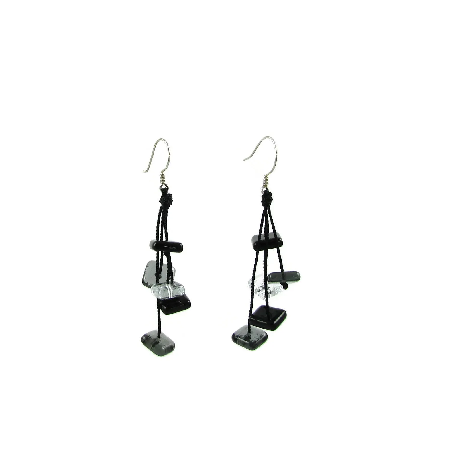 Zen Glass Earrings - Pink